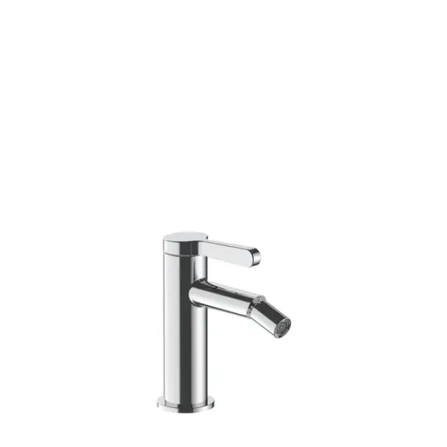 Fantini Torino Смеситель для биде на 1 отверстие, излив 10,5 см, с донн клап, цвет: хром