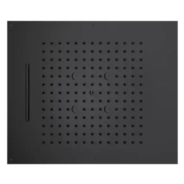 BOSSINI DREAM/3 Верхний душ 570 x 470 мм, 3 режима (дождь, каскад, туман), цвет: черный матовый