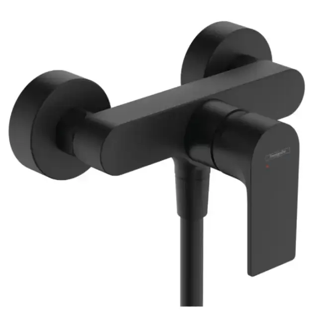 Hansgrohe Rebris E Смеситель для душа, настенный, цвет: черный матовый