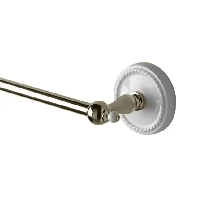 Devon&Devon Dorothy Полотенцедержатель 61см, подвесной, цвет: белый/никель блестящий