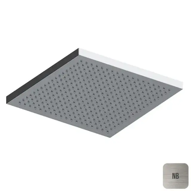 Almar Верхний душ 23х23см без держателя, цвет: Nicke Brushed