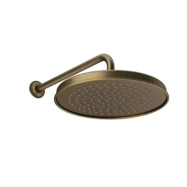 Gessi Venti20 Верхний душ Ø32.8см., с настенным держателем 38.9см., цвет: Antique Brass