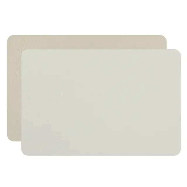 ADJ Плейсмат для рабочего стола, 48x65 см., цвет: белый/панна котта