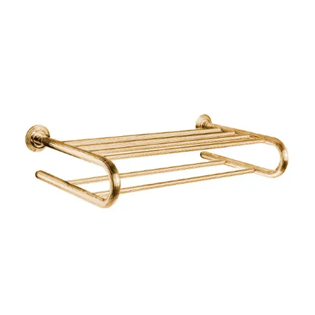 Colombo Hermitage Полотенцедержатель большой, 56х14см, цвет: PVD золото