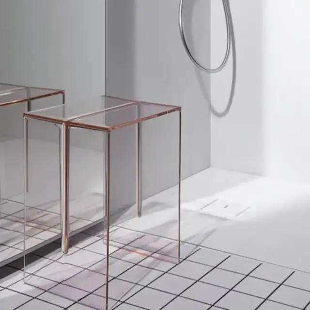 Laufen Kartell Табурет, 33х28х46.5см, пластик, напольный, цвет: пудровый розовый