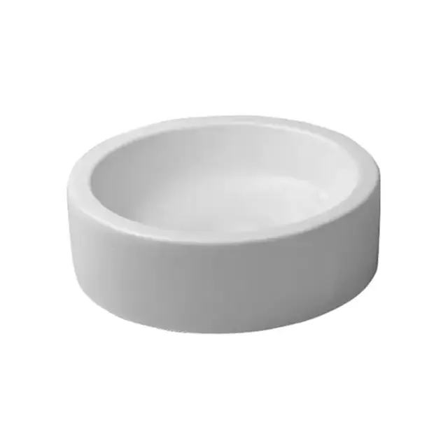 Duravit Starck 1 Раковина накладная Ø 46см, без отв., без перелива, с покрытием WonderGliss, цвет: белый