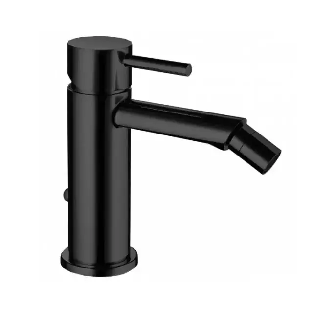 Bossini Oki Смеситель для биде на 1 отв., с заглушкой 1”1/4, цвет: черный матовый