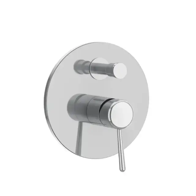 Gessi Goccia Встраиваемый однорычажный смеситель с переключателем, внешняя часть, цвет: хром