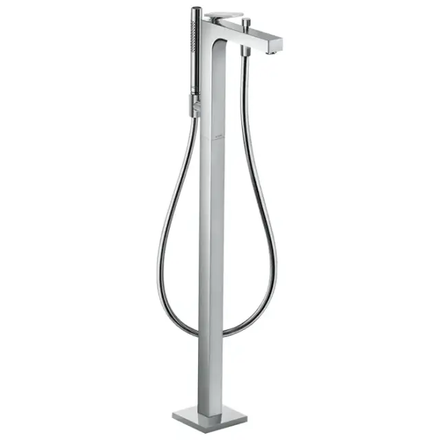 Axor Citterio Смеситель для ванны, напольный, с текстурой, внешняя часть, цвет: хром