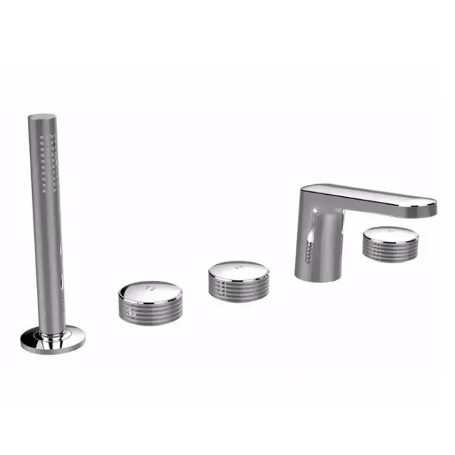 Carlo Frattini Texture Collection, Смеситель к борту ванны, цвет: Хром