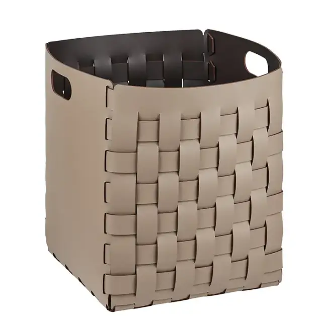 ADJ Корзинка Bottega, 35x35xH40 см., цвет: капучино/шоколад