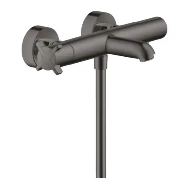 Axor Citterio E Смеситель для ванны, термостатический, настенный, цвет: шлифованный черный хром