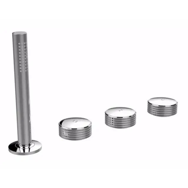 Carlo Frattini Texture Collection, Смеситель к борту ванны 1500 мм, цвет: Хром