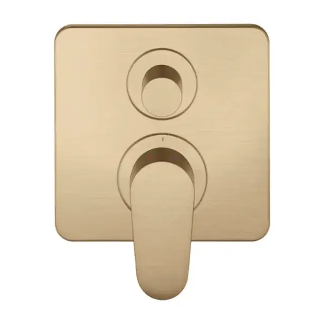 Axor Citterio M Смеситель для ванны, встраиваемый, с переключателем на 2 потока, цвет: шлифованная бронза