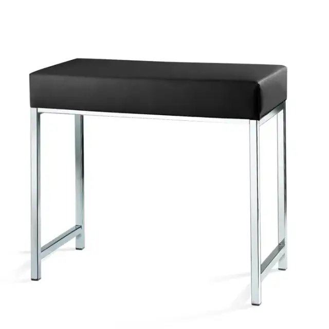 Decor Walther DW 66 Скамья 60x30x52см, напольная, цвет: хром / черный