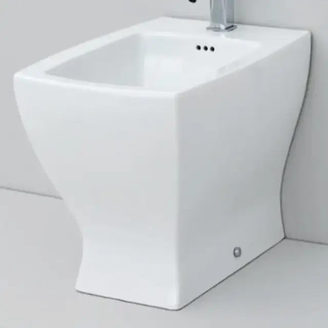 Artceram JAZZ биде напольное 54х36см с 1 отв под смеситель с креплением, цвет: белый