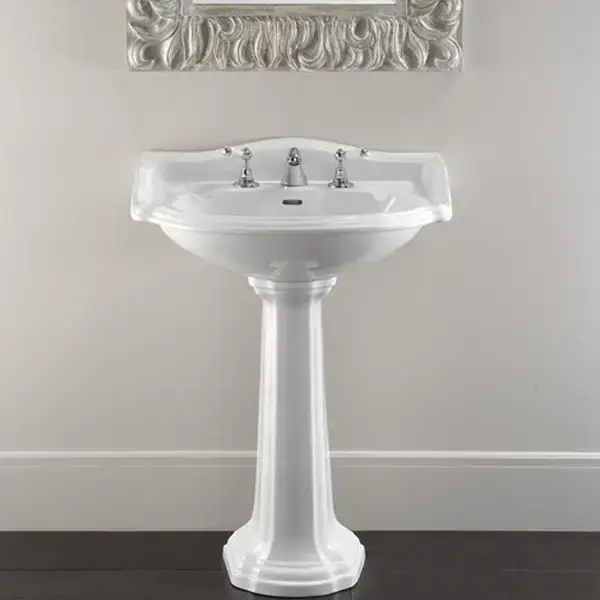 Devon&Devon Oxford Раковина 65х50 см, 1 отв., на пьедестале, цвет: белый