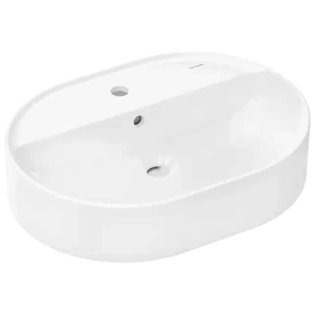 Hansgrohe Xuniva U Раковина-чаша 60x45см., накладная, 1 отв., цвет: белый