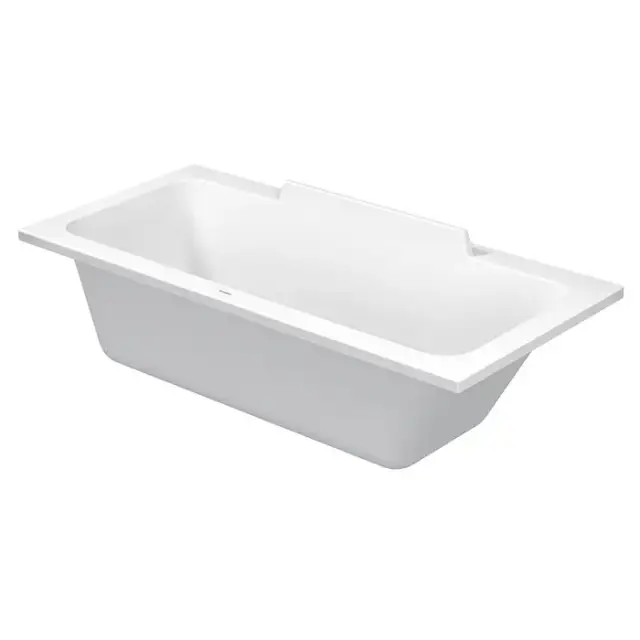 Duravit Ванна акриловая DuraStyle 170х75x48см, прямоугольная .встраиваемая или версия с панелями, , наклон спины справа. цвет: белый