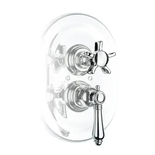 Nicolazzi Dames Anglaises Смеситель для душа, встраиваемый, 3/4” с запорным вентилем, цвет: хром