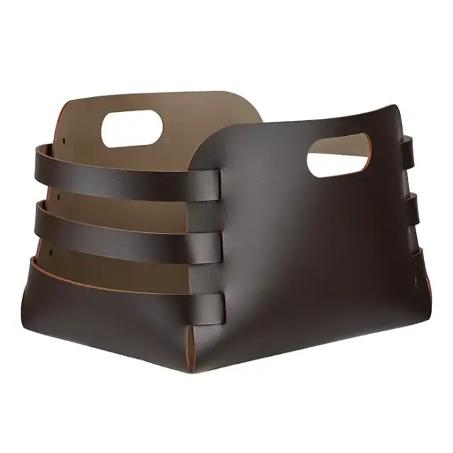 Colombo Adj Корзина Riga 27x36хH25см., настольная, цвет: шоколад/капучино