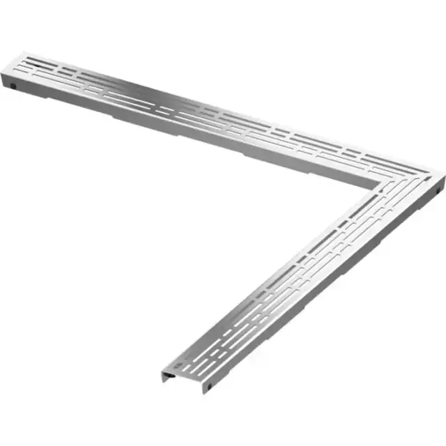 TECEdrainlinе Решетка угловая &quot;basic&quot;, 1000х1000 мм, нерж. сталь, полированная