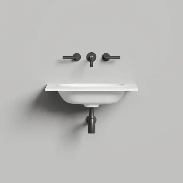 Salini Onda Flow Square Essentials Раковина 60х50х14см., подвесная, 1 отв., цвет: белый матовый