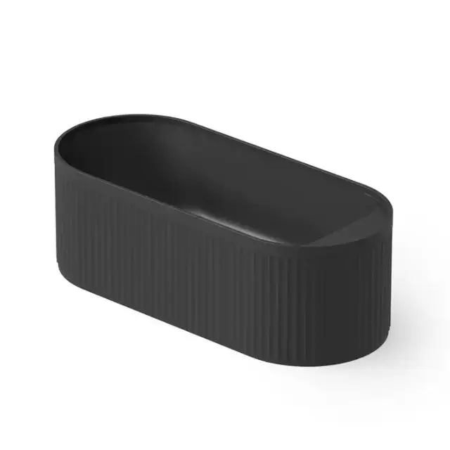 Dea Design Stripes Ванна 171х72х56см., отдельностоящая, Solid Surface, цвет: Black №16