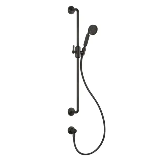 Gessi Venti20 Штанга для душа 80см., с ручным душем, шлангом 150см. и подводом воды, цвет: Aged Bronze