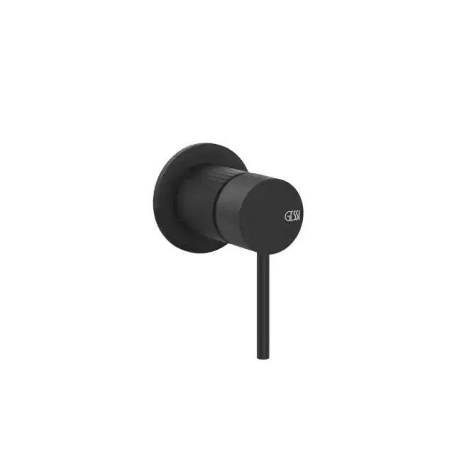 GESSI 316 Смеситель для душа, встраиваемый, на 1/2&quot;, на 1 источник (внешняя часть), цвет: Black XL