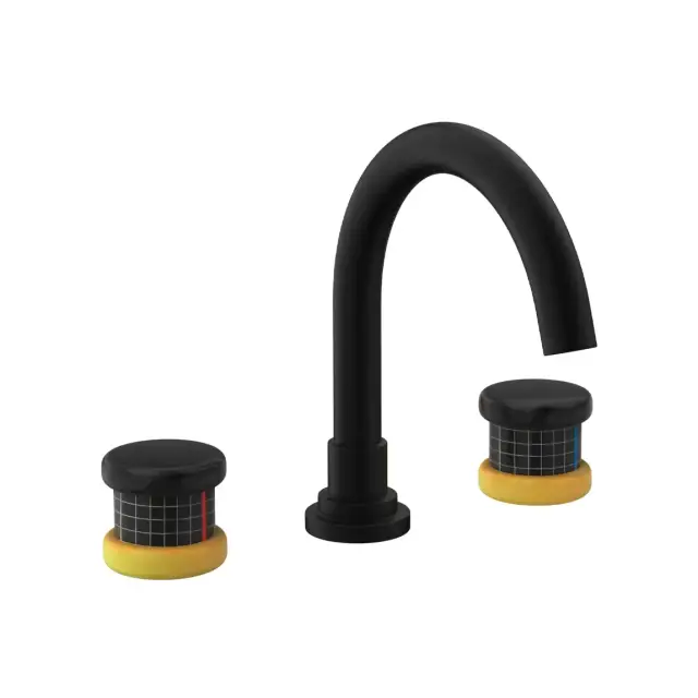 Nicolazzi Festival Смеситель для раковины на 3 отв., цвет: NEM+ручки FEHY007+FEHY008