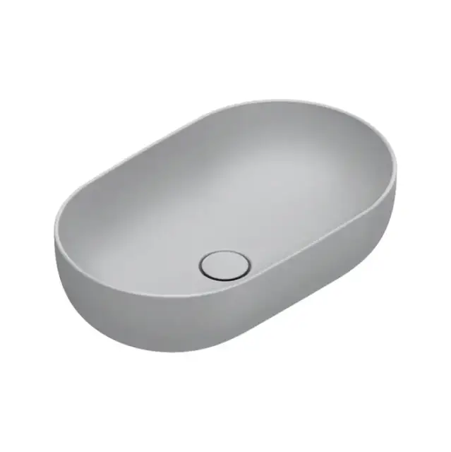 Catalano Sfera Раковина 60x37см накладная, без отв., цвет: Cemento Satinato