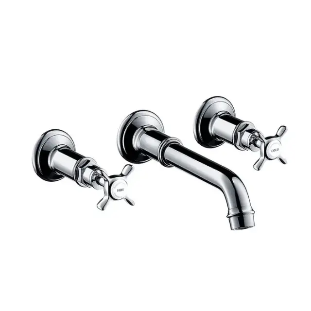 Axor Montreux Смеситель для раковины, настенный, на 3 отв., СМ, внешняя часть, цвет: хром