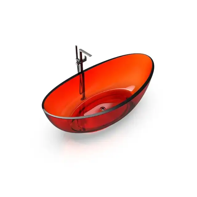 Knief Oval Shape Ванна отдельностоящая 180х93x56см., из полимерного материала, цвет: Jaspis # 070