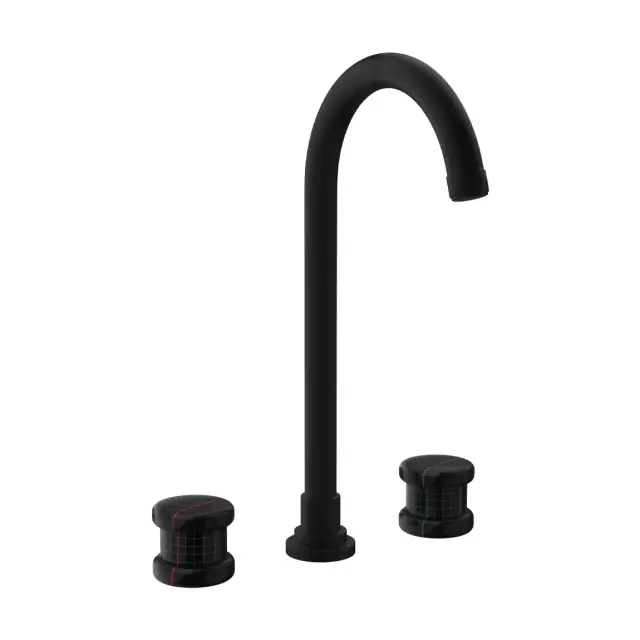 Nicolazzi Festival Смеситель для раковины на 3 отв., цвет: NEM +ручки FESP003+FESP004