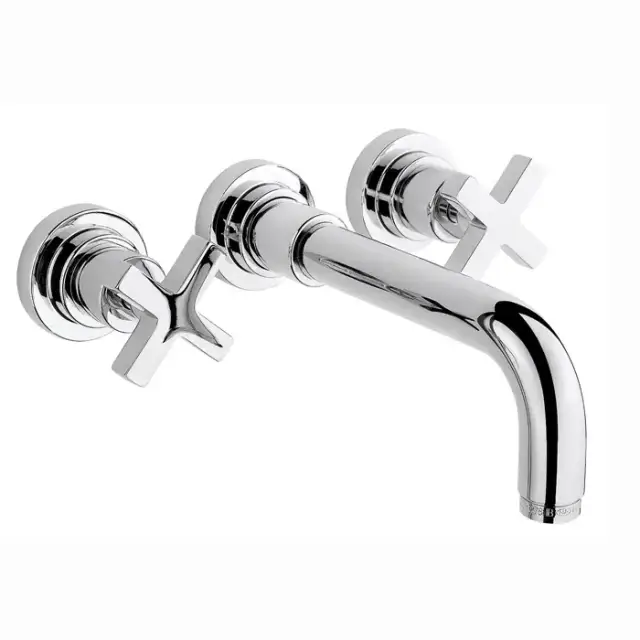 Nicolazzi M.Croce Смеситель для раковины с встр. частью, на 3 отверстия, настенный,  цвет: хром