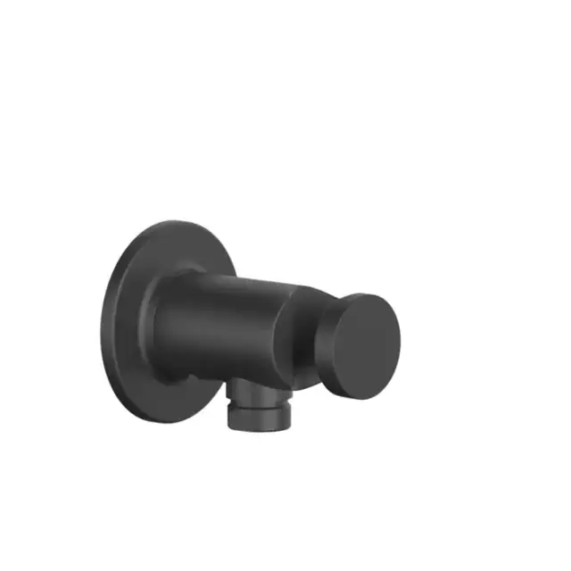 Gessi Inciso Shower Вывод воды с держателем для душевой лейки на 1/2&quot;, цвет: black XL
