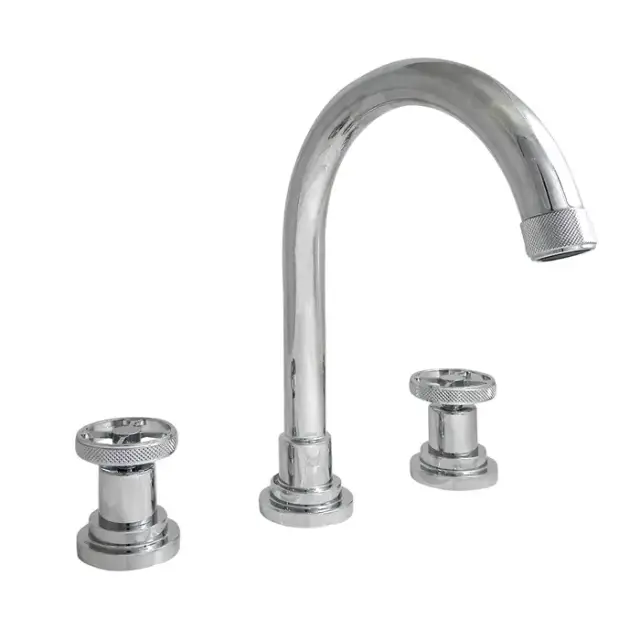 Nicolazzi Arena Смеситель для раковины на 3 отверстия, с донным клапаном, излив: 176 мм, цвет: хром