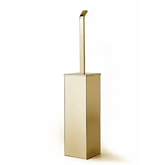 3SC Serie WIL Туалетный ёршик, напольный, цвет: золото 24к. Lucido