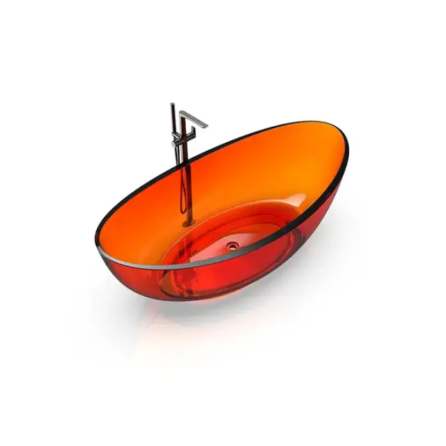 Knief Oval Shape Ванна отдельностоящая 180х93x56см., из полимерного материала, цвет: Citrin # 060