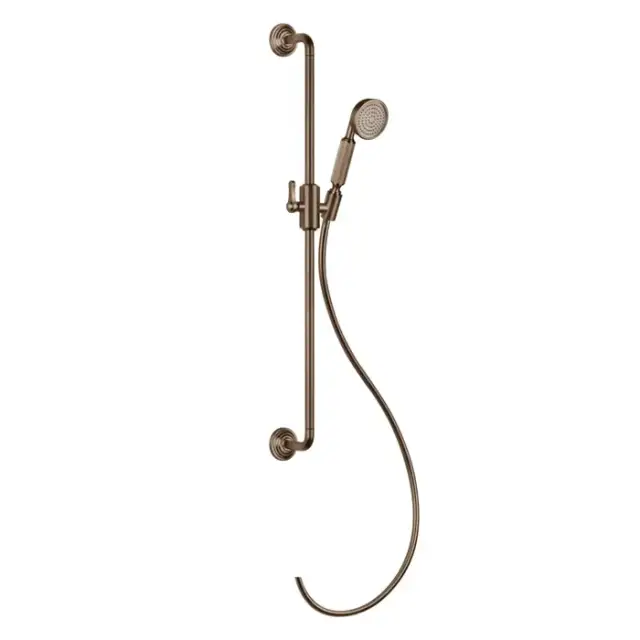 Gessi Venti20 Штанга для душа 80см., с ручным душем и шлангом 150см., цвет: Copper Brushed PVD