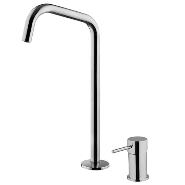 Fima Carlo Frattini Spillo Up Смеситель для раковины, на 2 отв., с донным клапаном, цвет: хром