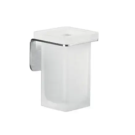 Colombo Over Стакан подвесной, цвет: матовая сталь/матовое стекло