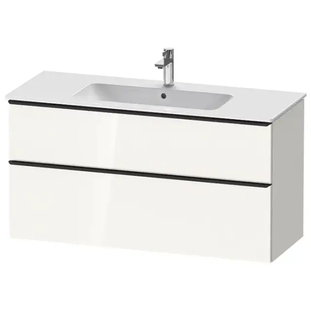 Duravit D-Neo Тумбочка подвесная 121х46.2x62.5см., раковина, 1 ящик цвет: белый высокоглянцевый