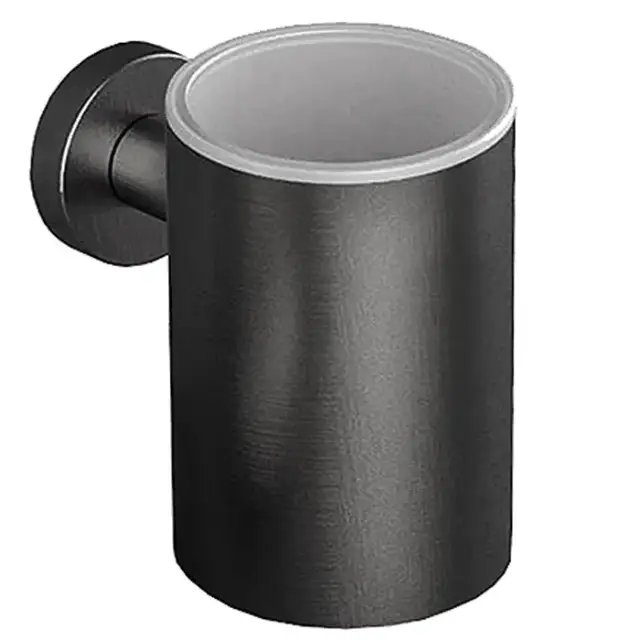 Colombo Plus Стакан подвесной, цвет: PVD графит полированный