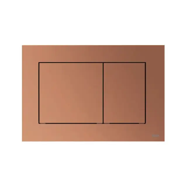 TECEnow Панель смыва унитаза для системы двойного смыва, цвет: Красная бронза металлик