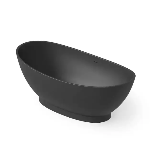 Dea Design Elegant Ванна 179x88x64см., отдельностоящая, Solid Surface, цвет: Black №16