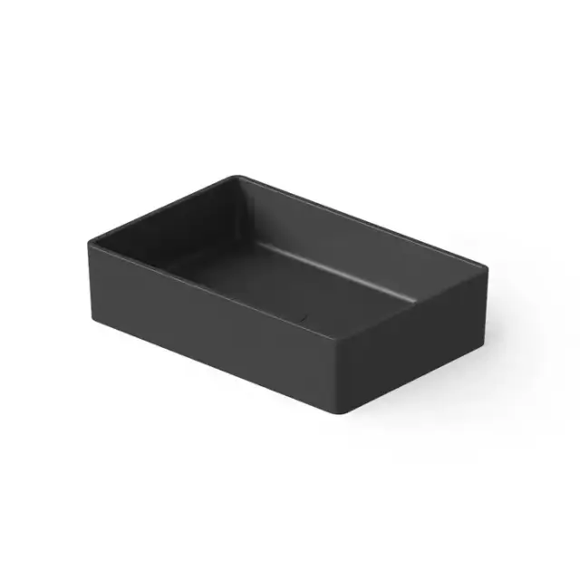 Dea Design Washbasins Раковина 60х40х14.5см., накладная, без отв., Solid Surface, цвет: Black №16