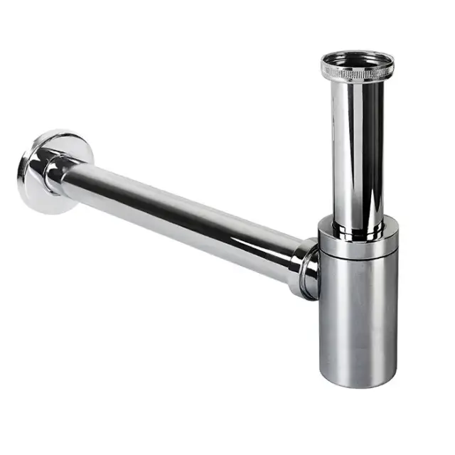 SIMAS Сифон цилиндрической формы для биде, хром