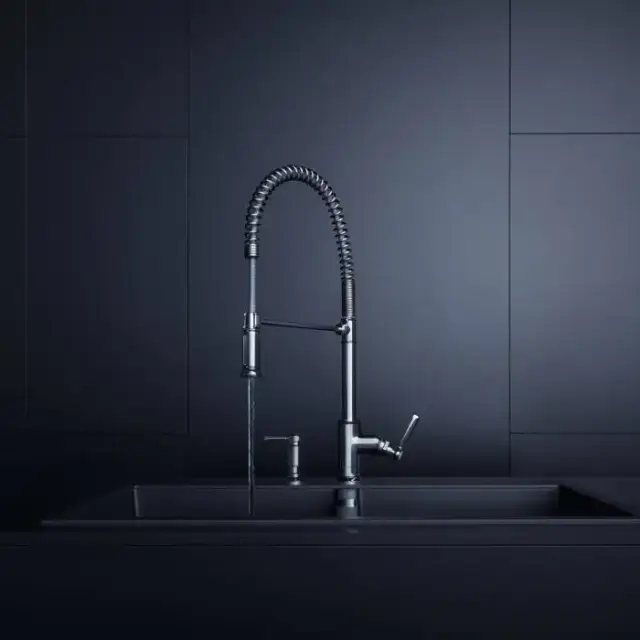 Axor Montreux Смеситель для кухни, однорычажный, на 1 отв., с выдвижной лейкой, цвет: хром